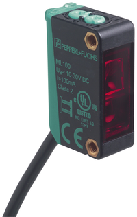Détecteur optoélectronique ML100-8-HW compact avec évaluation de l'arrière-plan