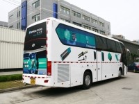 Mobile exhibit bus for factory automation products in China
